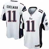 Nike Men & Women & Youth Patriots #11 Julian Edelman White Team Color Game Jersey,baseball caps,new era cap wholesale,wholesale hats